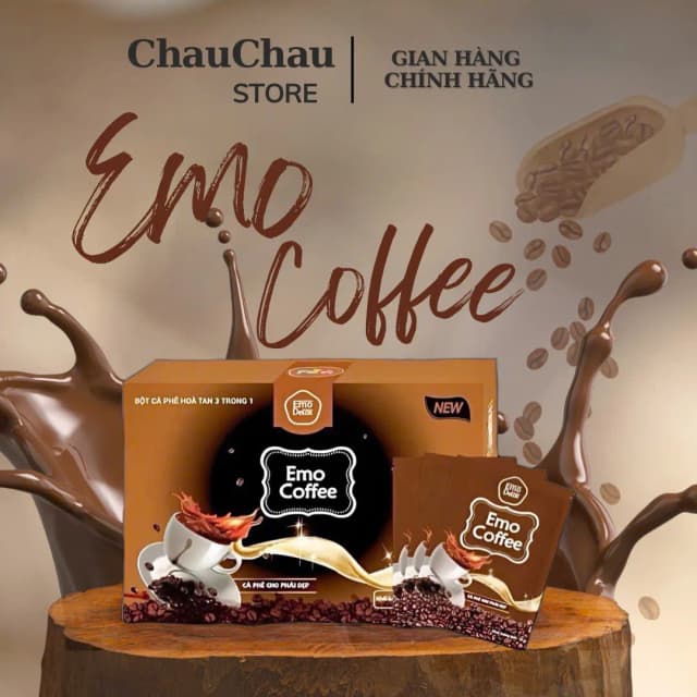 [1 HỘP] EMOSLIM VỊ CÀ PHÊ